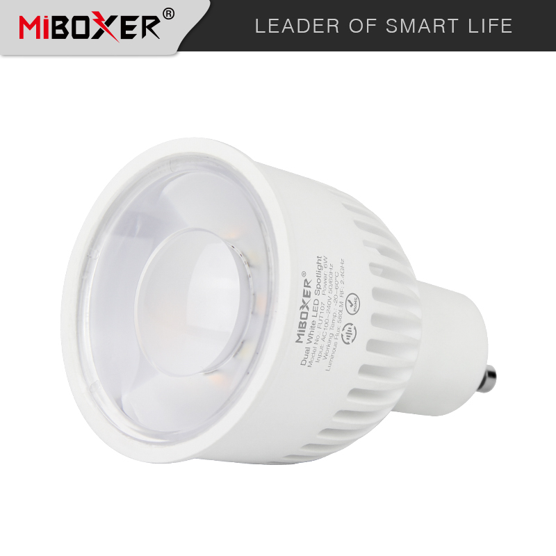 FUT107  6W GU10 Dual White LED Spotlight (2.4GHz)