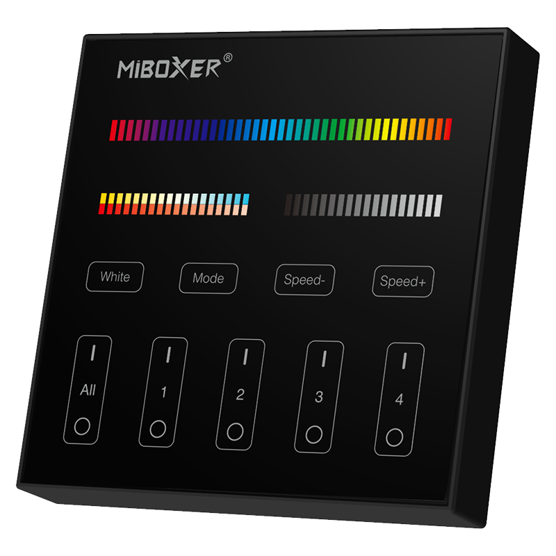 B4-B  4-Zone Panel Remote (RGB+CCT)