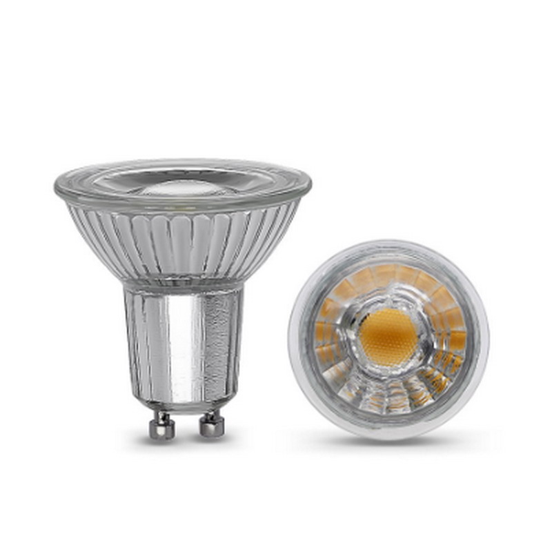 5W COB GLASS GU10 LED BULB